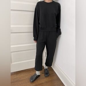 Le Bon Shoppe Petite Fundamental Sweatpants Women’s Size Large In Black